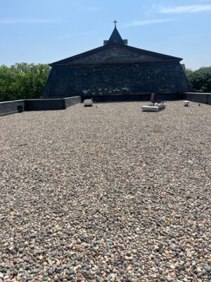 60 mil rubber (EPDM) ballasted roofing system in St Paul MN