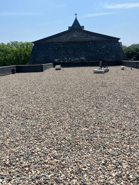 60 mil rubber (EPDM) ballasted roofing system in St Paul MN