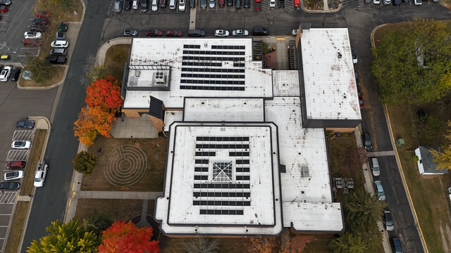 Commercial flat roof replacement River Falls