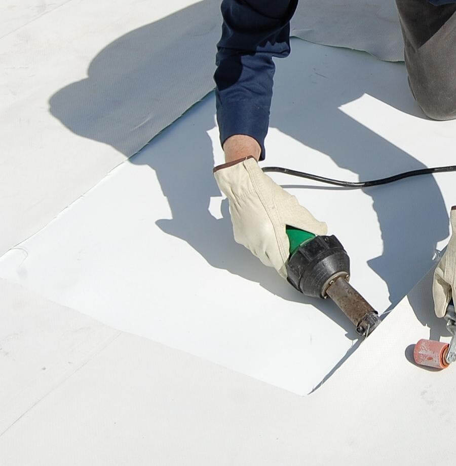 Induction Welding for TPO Flat Roofing Seams