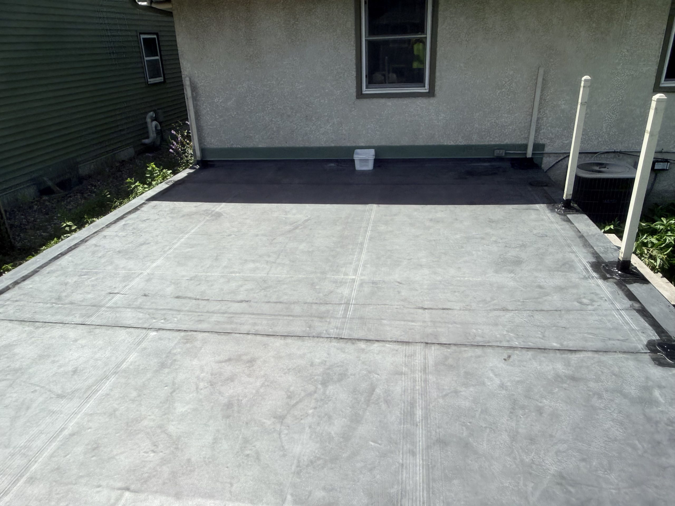 Installed EPDM on Concrete Flat Roof Northeast Mpls