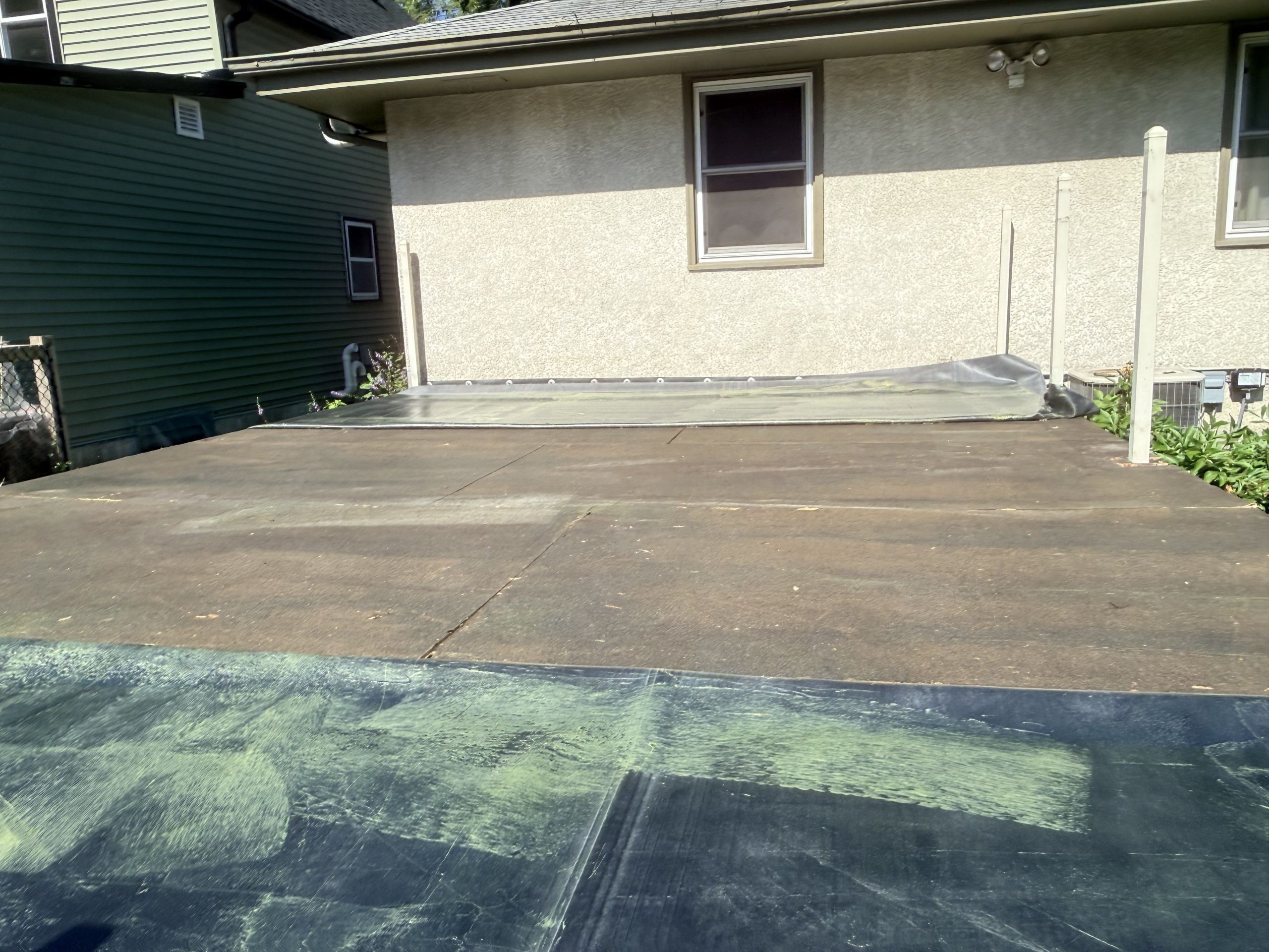 Installing EPDM to a Concrete Flat Roof Process Northeast Mpls