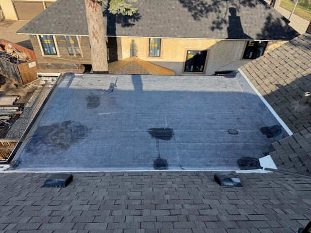 Lake of the isles Minneapolis residential flat roof