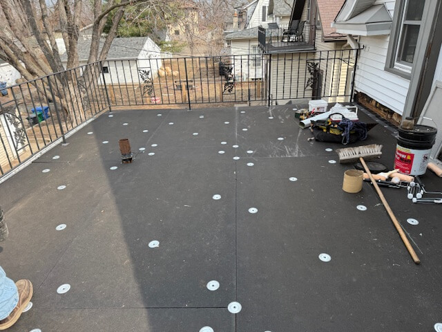 Residential Flat Roof Replacement Minneapolis