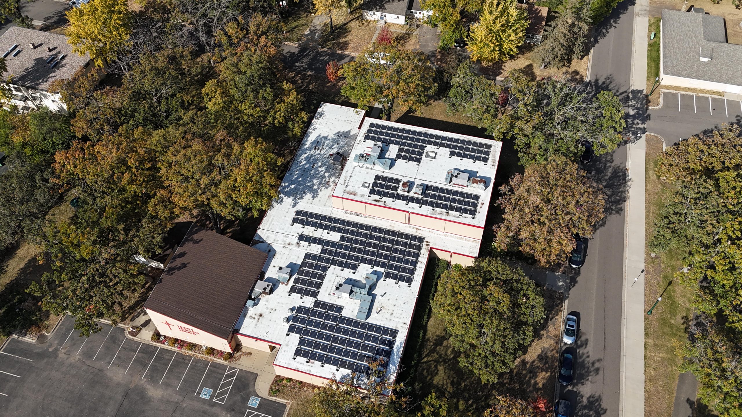 RhinoBond TPO Flat Roof Installation Anoka MN