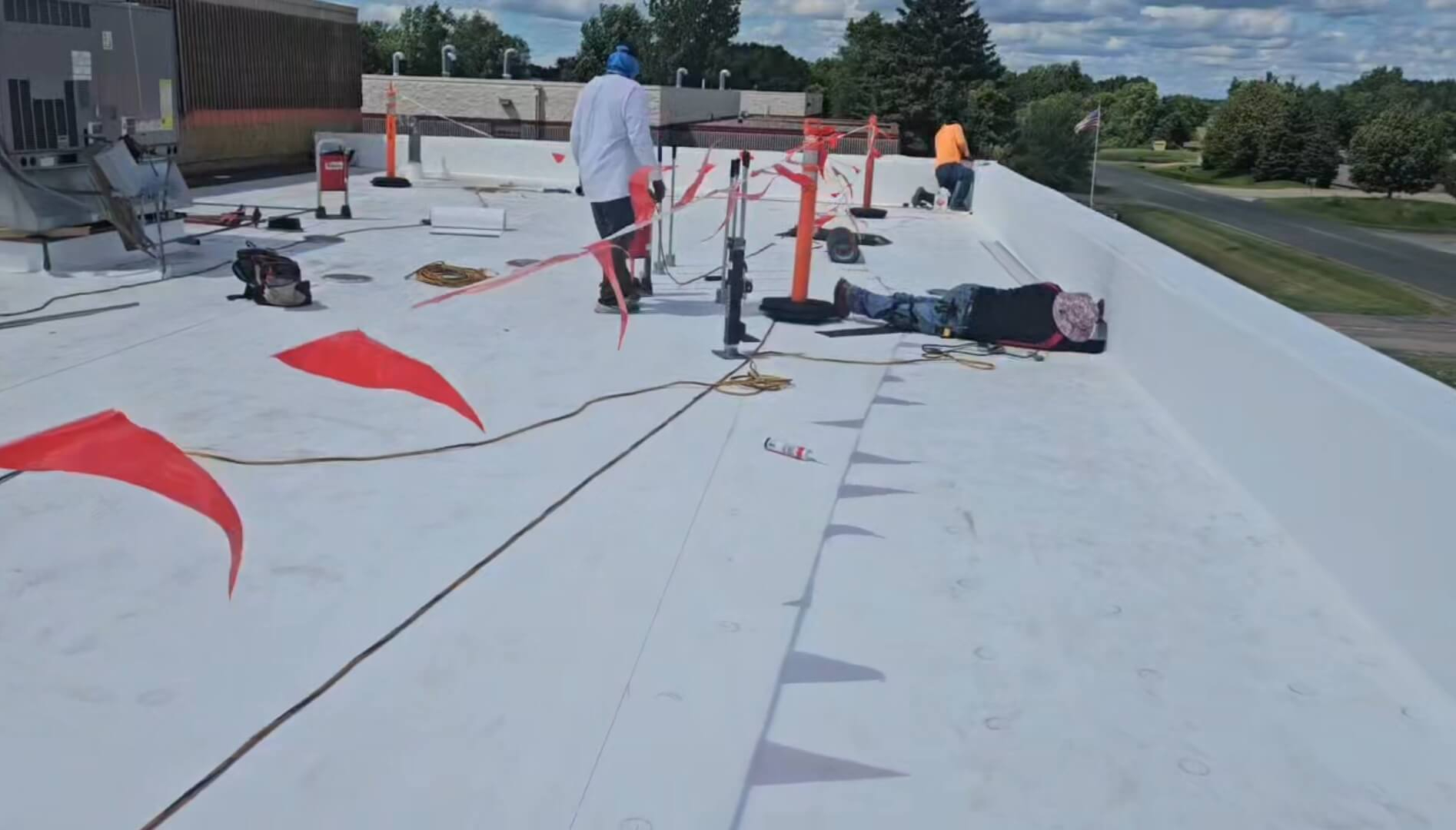 TPO Flat Roof Replacement Blaine MN