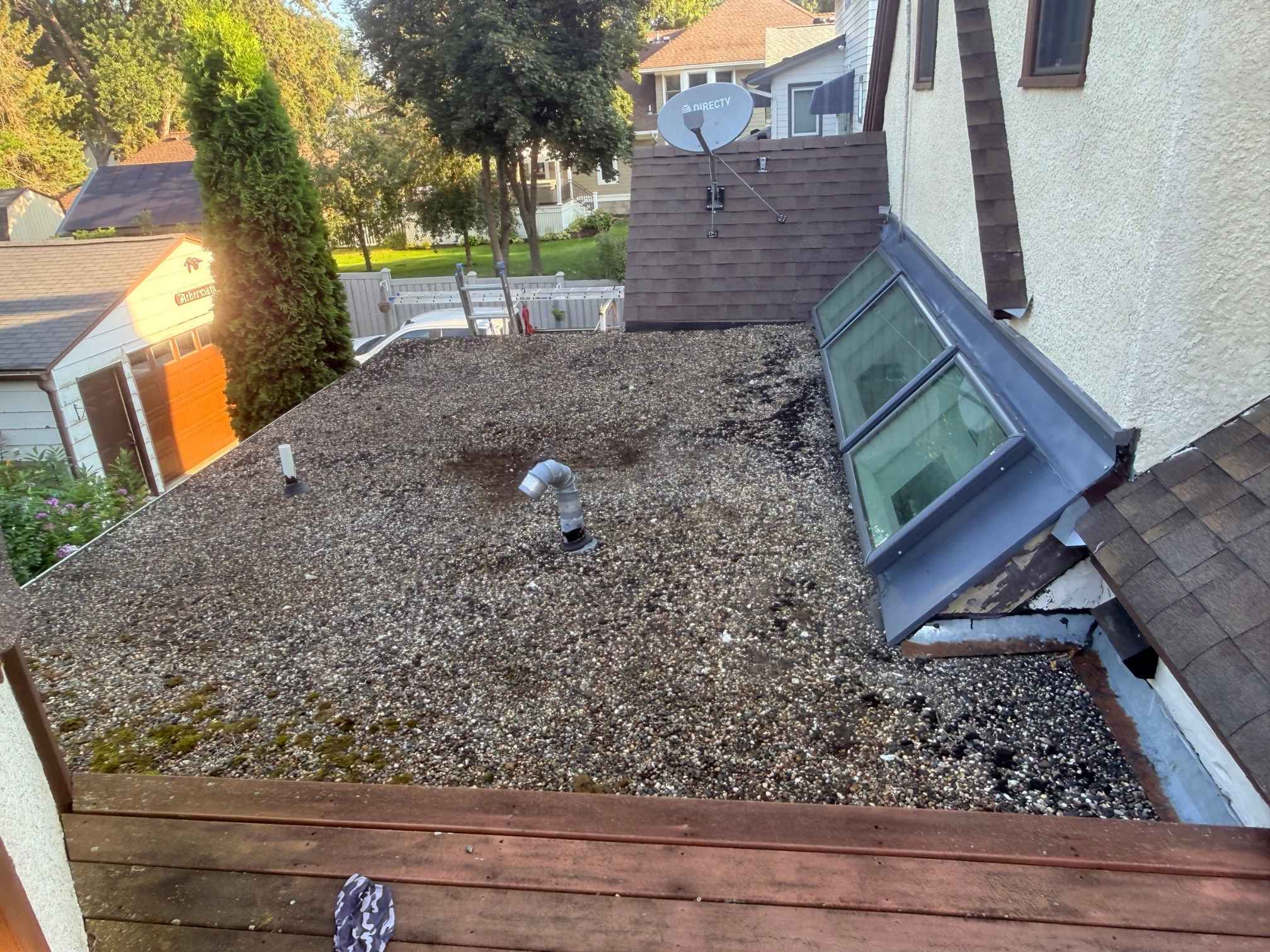 White Bear Lake Residential Flat Roof Upgrade Before