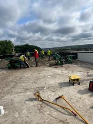 Flat Roof Replacement St. Matthew’s Church in St. Paul