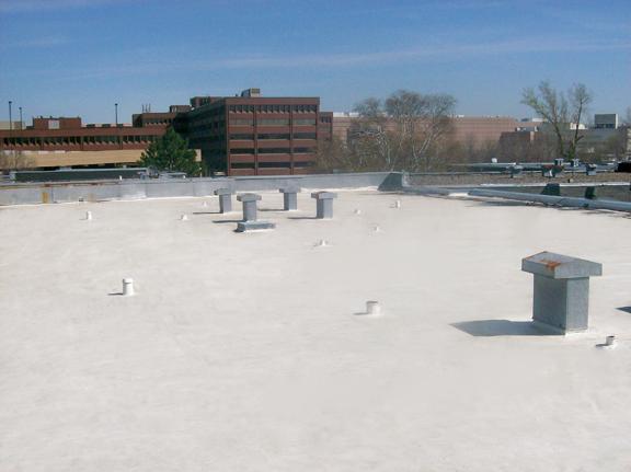 PVC Flat roof after install